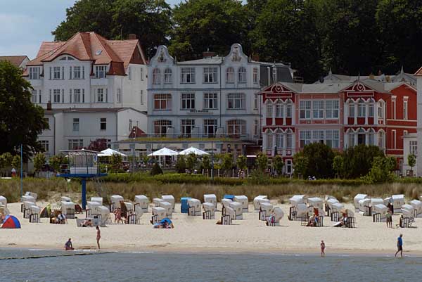 Blick zum Hotel Kaiser Wilhem und zur Villa Germania