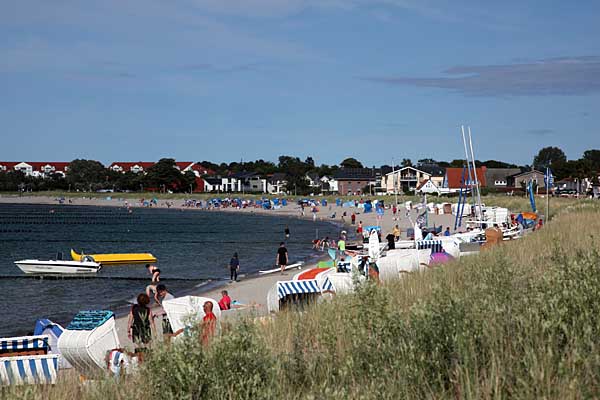 Glowe am Ostseestrand