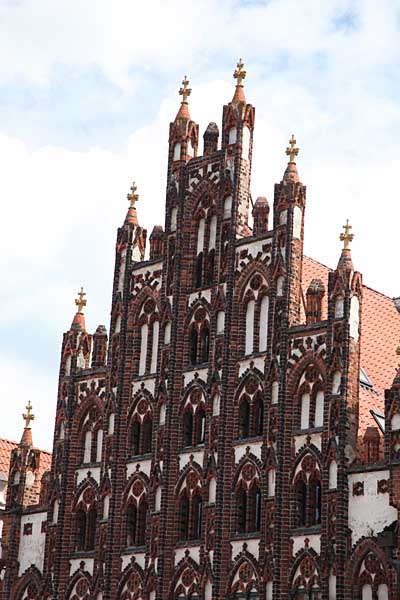 Greifswald - Backsteingotik am Marktplatz