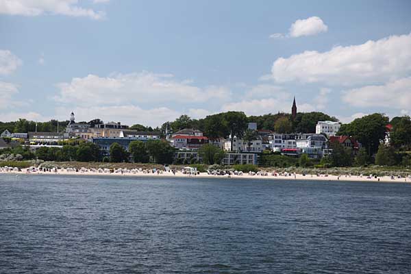 Heringsdorf vom Meer aus