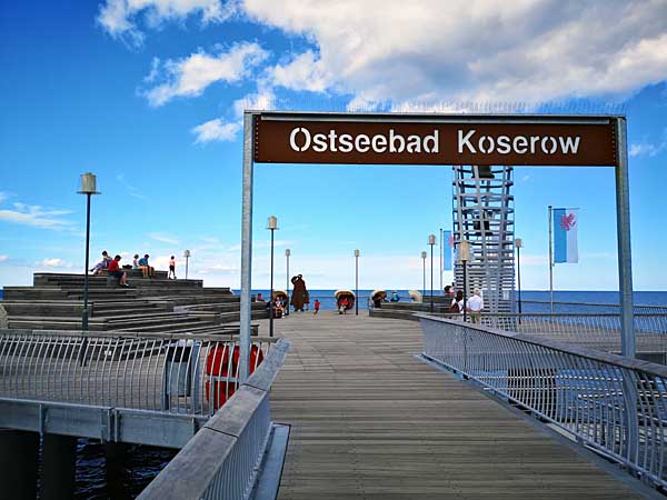 Koserow - neue Seebrücke