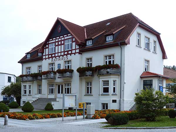 Blick auf Kühlungsborn Ost - Rathaus