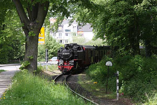 Einfahrt Bahnhof Bad Doberan