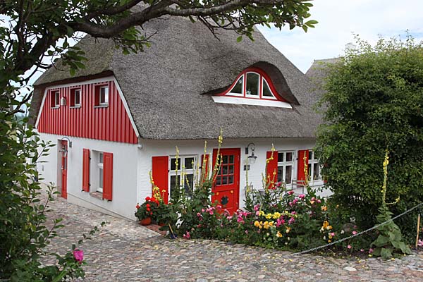 Typisches Fischländer Haus in Ahrenshoop