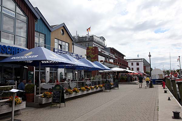 Fischrestaurants am Alten Strom Warnemünde