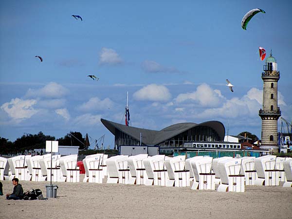 Am Ostseestrand in Warnemünde