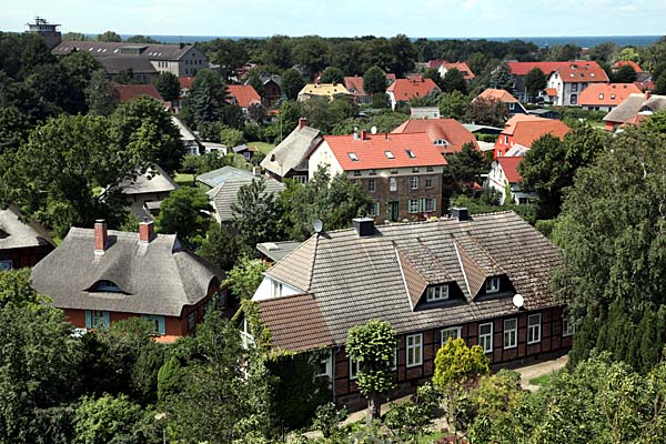 Blick vom Turm der Kirche Wustrow