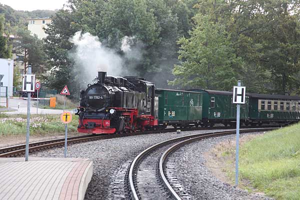 99 1782 bei Einfahrt in Sellin-Ost