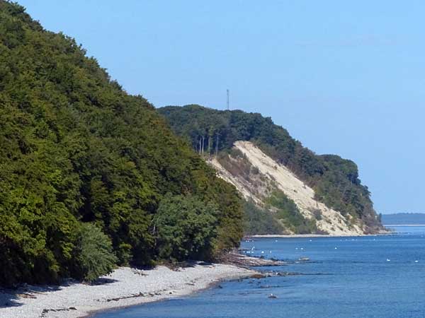 Blick zum Strand nördlich der Seebrücke