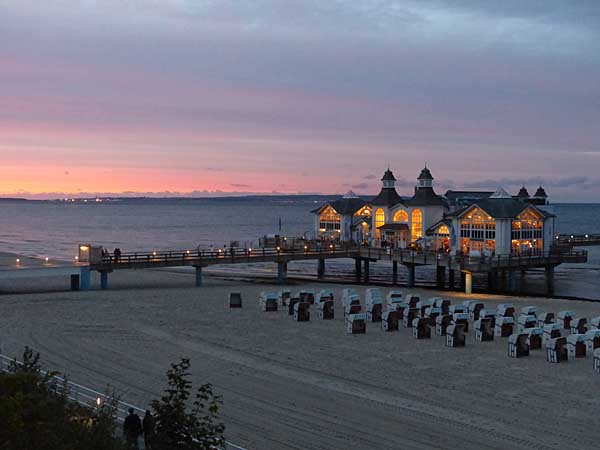 Abendstimmung Seebrücke in Sellin