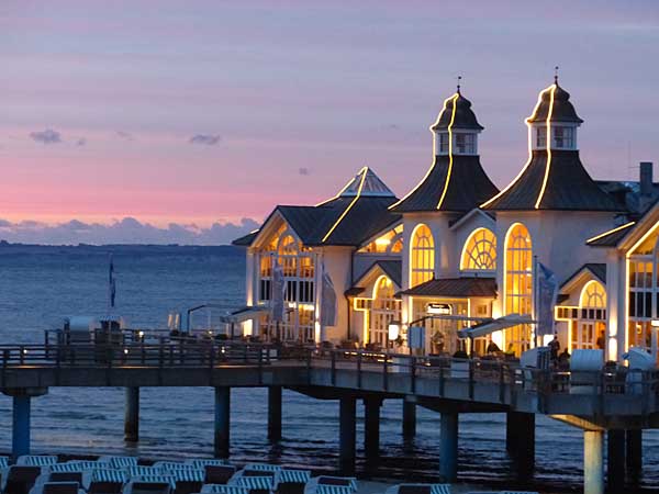 Abendstimmung Seebrücke in Sellin