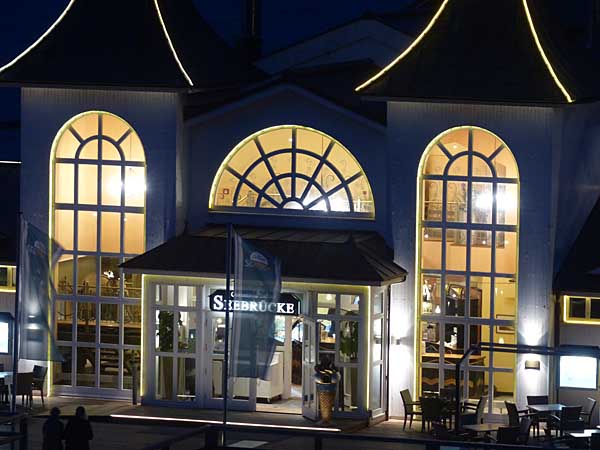 Abendstimmung Seebrücke in Sellin