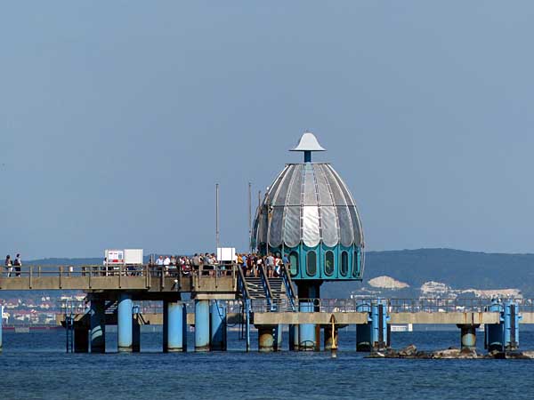 Tauchglocke an der Seebrücke  in Sellin