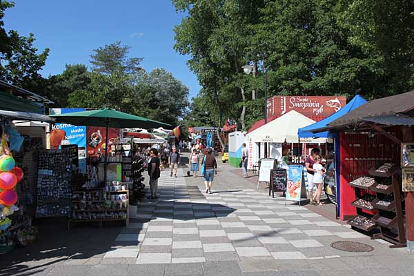 Swinemünde - Weg von der Promenade zum Strand