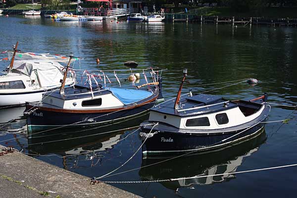 Fischerboote am Alten Strom Warnemünde