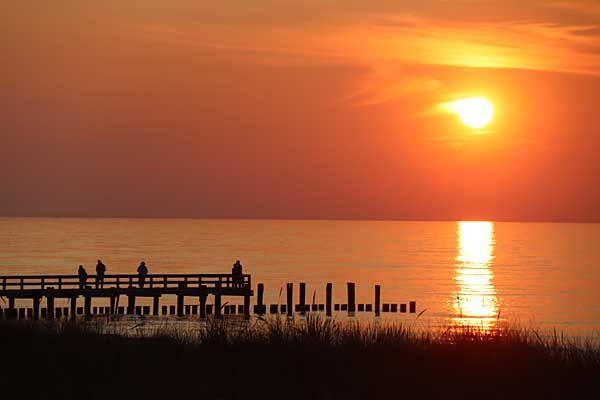 Sonnenuntergang in Zingst