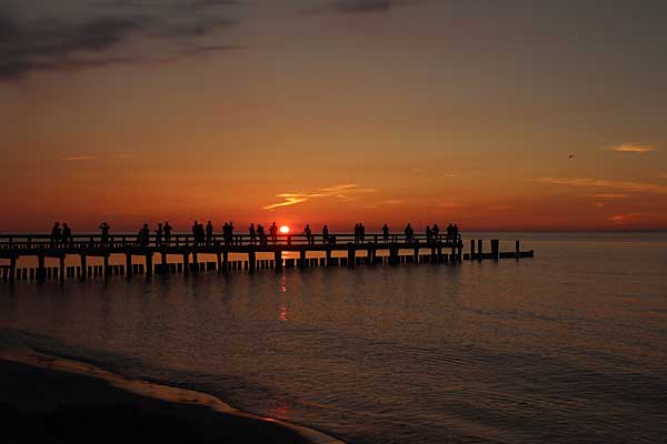 Sonnenuntergang am Strand